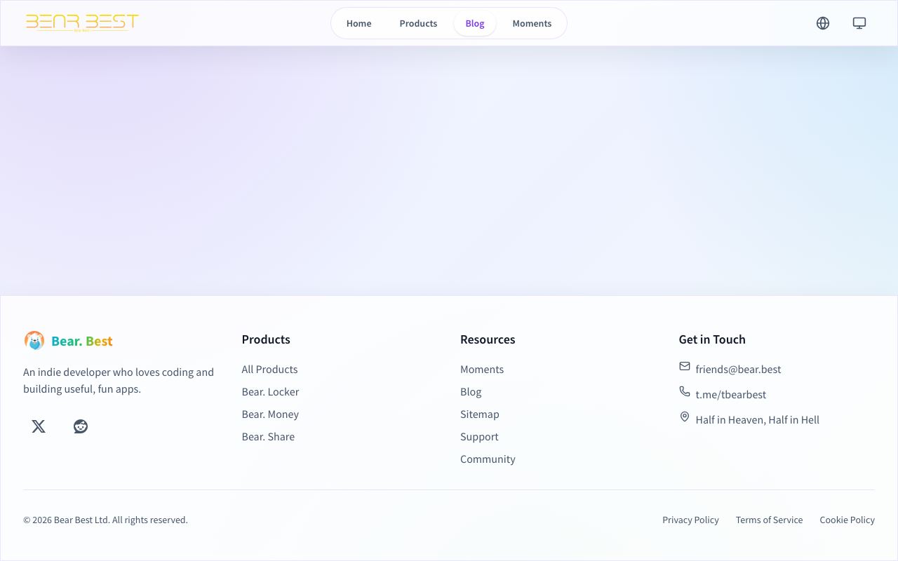 Bear.Ctxpm (Bear Context Package Manager) interface screenshot
