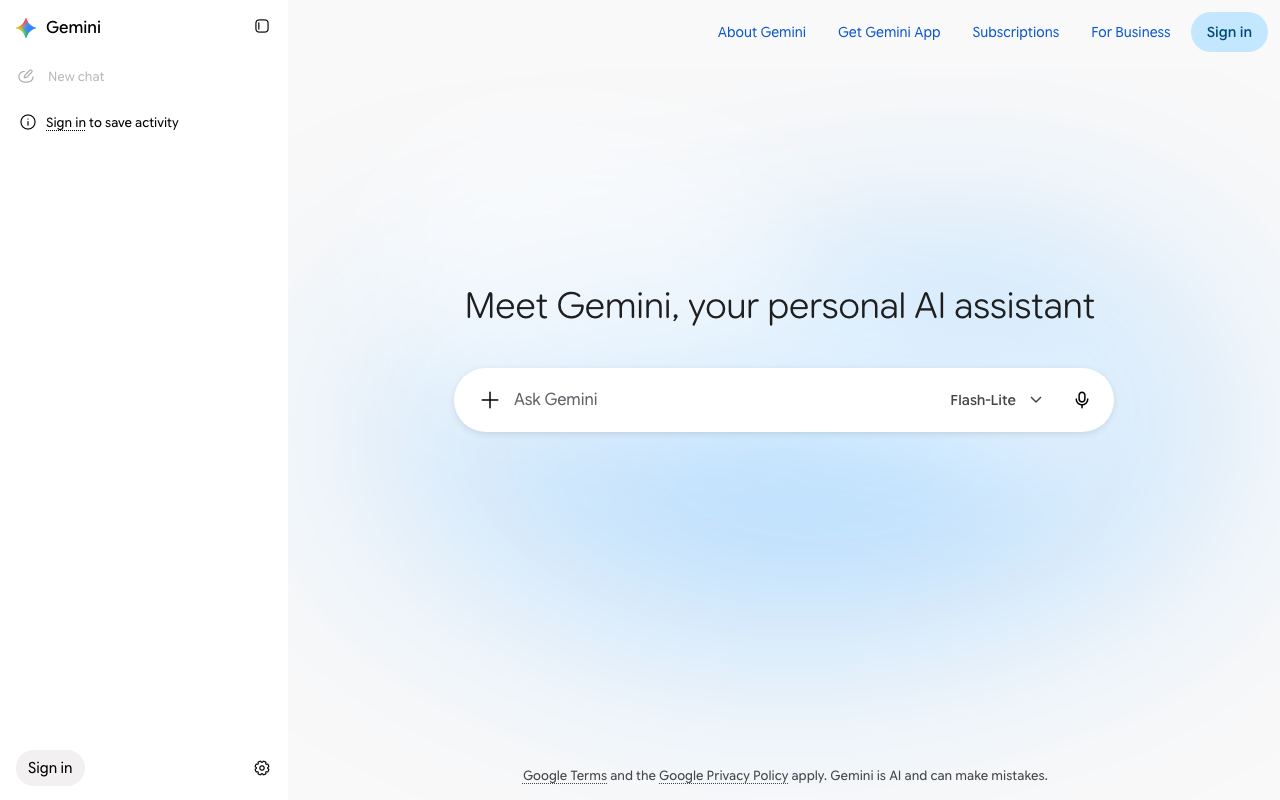 Google Gemini 2.5 Pro interface screenshot