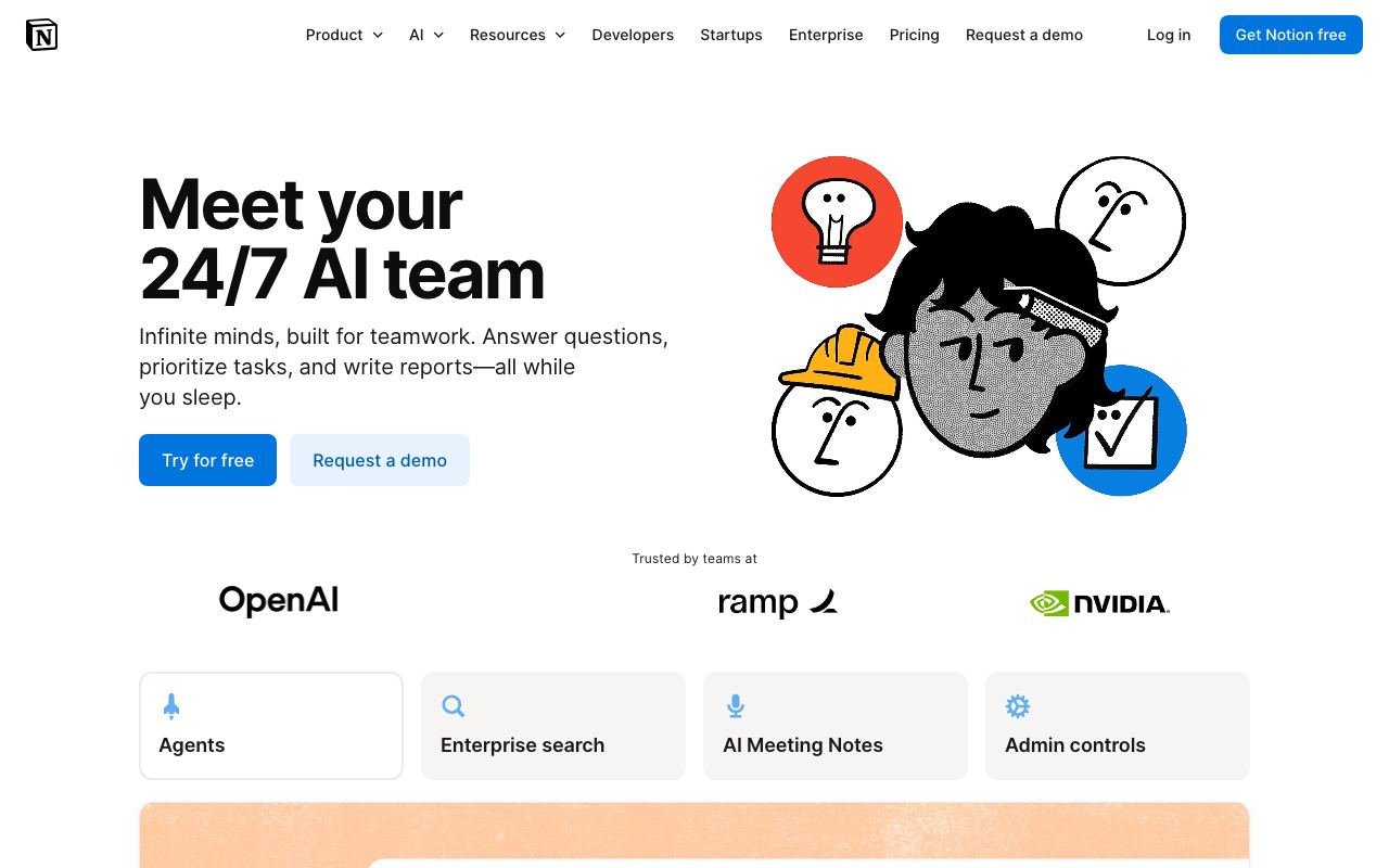 Notion AI interface screenshot